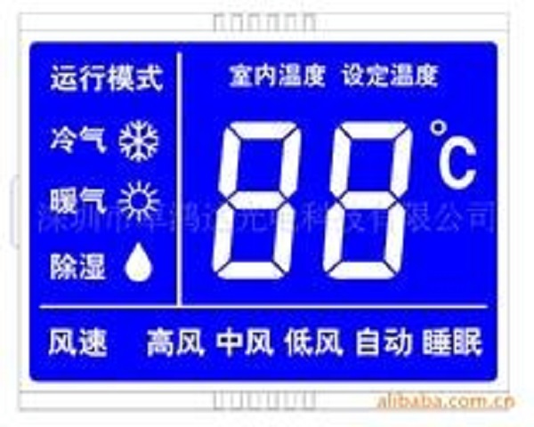 溫控器LCD液晶顯示屏